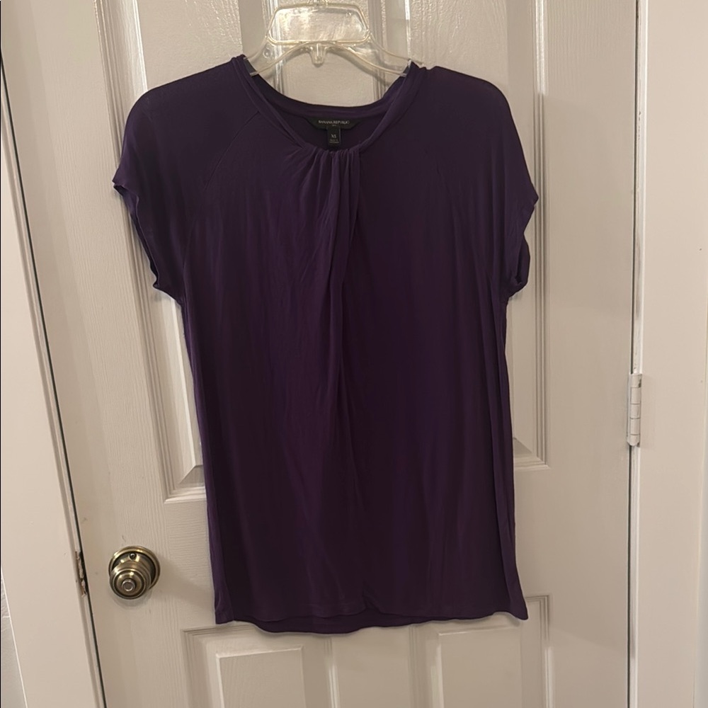 Purple Women's Top by Banana Republic